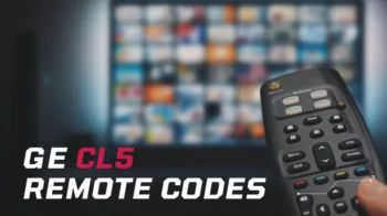 GE CL5 Universal Remote Codes