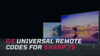 ge universal remote codes for sharp tv