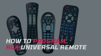 how to program rca universal remote