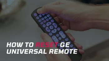 how to reset a ge universal remote