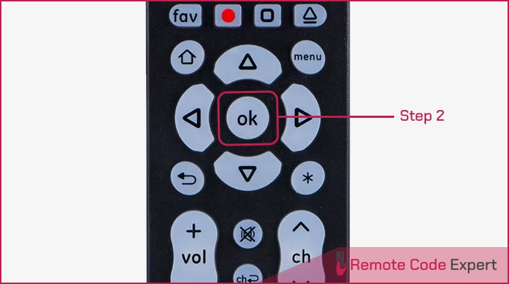 reset ge universal remote - ok button