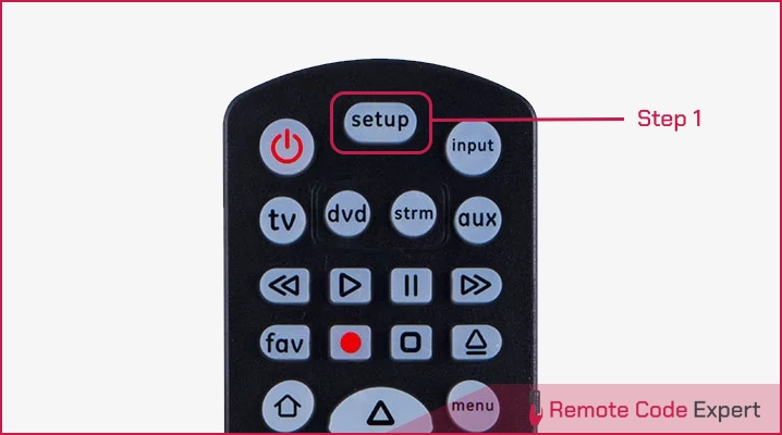 reset ge universal remote - setup button