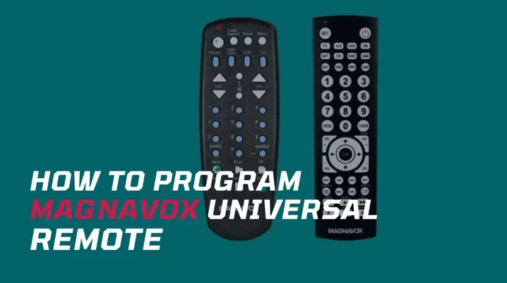 how to program magnavox universal remote