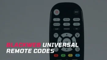 blackweb universal remote codes and programming