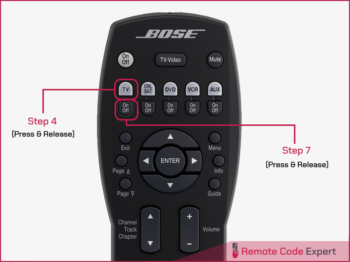 bose universal remote codes programming