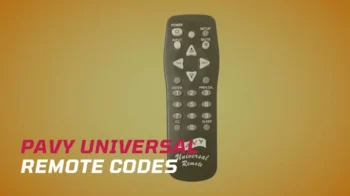 pavy universal remote codes and programming