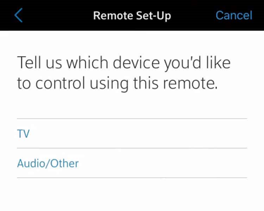 select the device in xfinity app